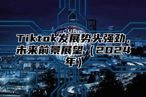 Tiktok发展势头强劲，未来前景展望2025年