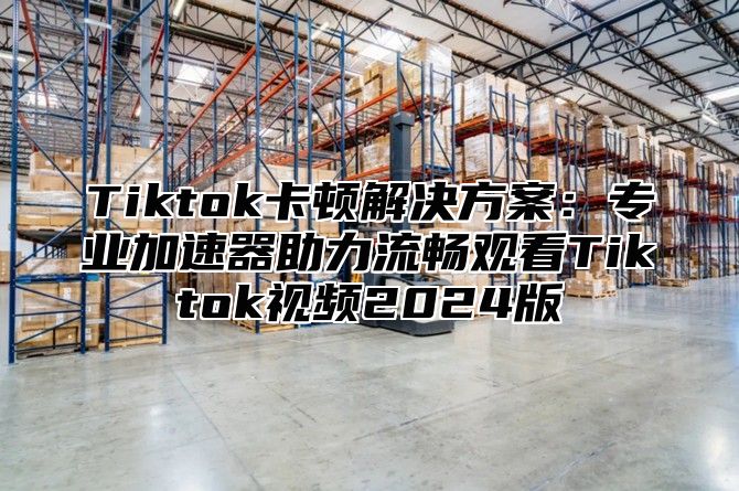 Tiktok卡顿解决方案：专业加速器助力流畅观看Tiktok视频2025版