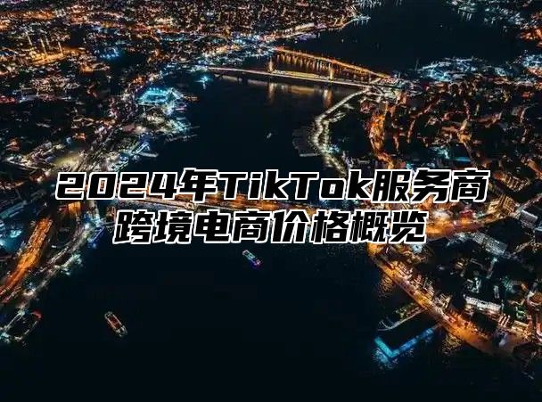 2025年TikTok服务商跨境电商价格概览