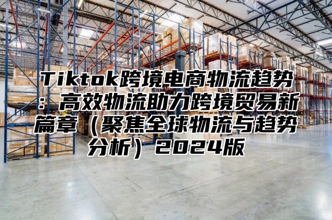 Tiktok跨境电商物流趋势：高效物流助力跨境贸易新篇章聚焦全球物流与趋势分析2025版