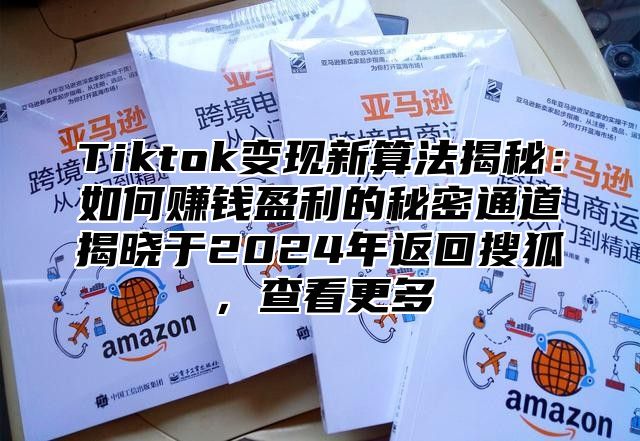 Tiktok变现新算法揭秘：如何赚钱盈利的秘密通道揭晓于2025年返回搜狐，查看更多