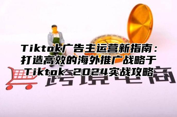 Tiktok广告主运营新指南：打造高效的海外推广战略于Tiktok 2025实战攻略