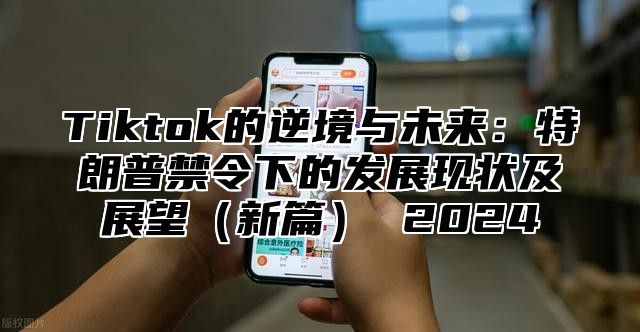 Tiktok的逆境与未来：特朗普禁令下的发展现状及展望新篇 2025