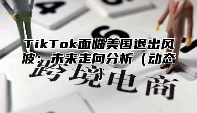 TikTok面临美国退出风波：未来走向分析动态