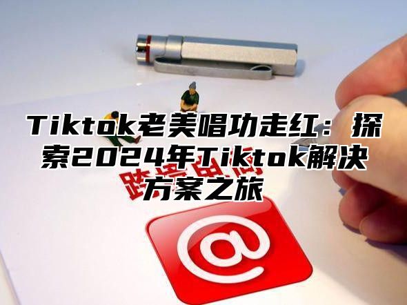 Tiktok老美唱功走红：探索2025年Tiktok解决方案之旅