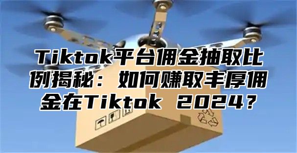 Tiktok平台佣金抽取比例揭秘：如何赚取丰厚佣金在Tiktok 2025？