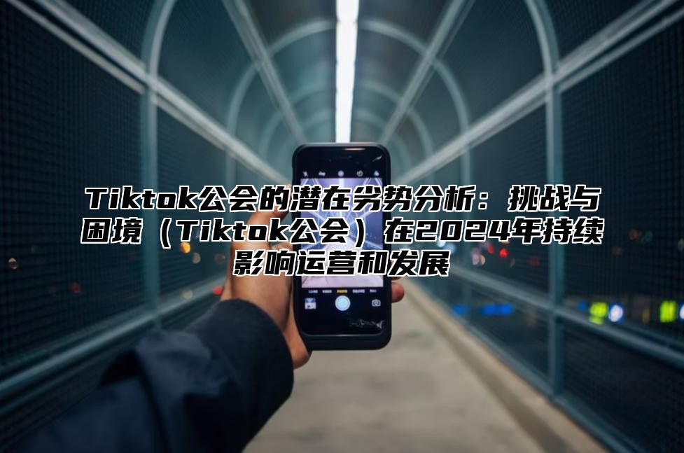 Tiktok公会的潜在劣势分析：挑战与困境Tiktok公会在2025年持续影响运营和发展