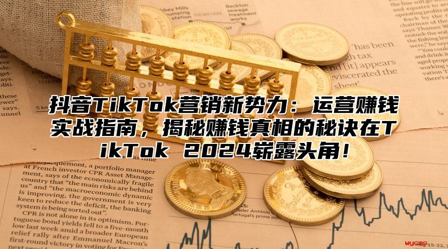 抖音TikTok营销新势力：运营赚钱实战指南，揭秘赚钱真相的秘诀在TikTok 2025崭露头角！