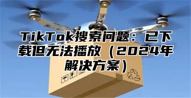TikTok搜索问题：已下载但无法播放2025年解决方案