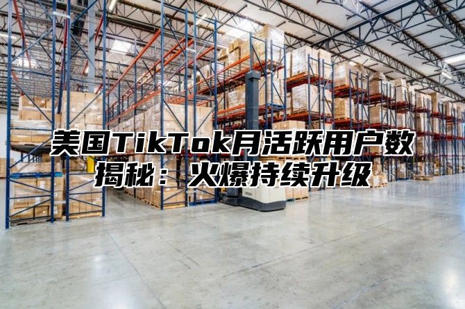 美国TikTok月活跃用户数揭秘：火爆持续升级