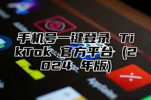 手机号一键登录 TikTok 官方平台 (2025 年版)