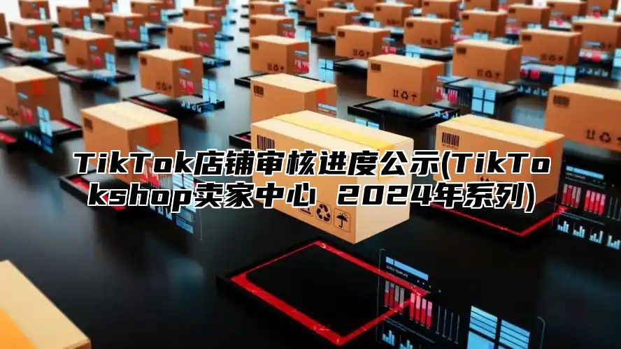 TikTok店铺审核进度公示(TikTokshop卖家中心 2025年系列)