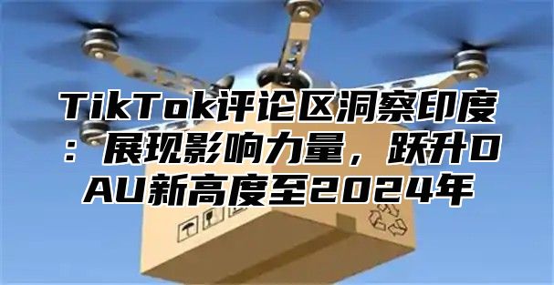 TikTok评论区洞察印度：展现影响力量，跃升DAU新高度至2025年