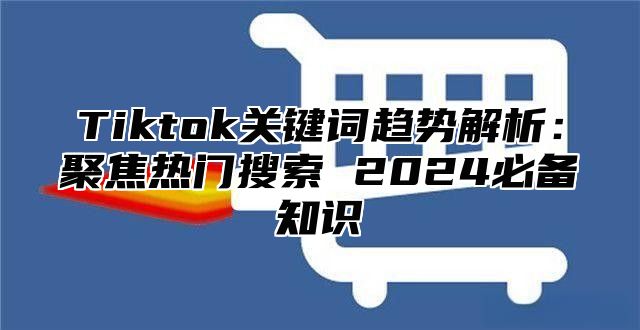 Tiktok关键词趋势解析：聚焦热门搜索 2025必备知识