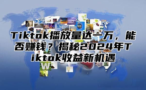 Tiktok播放量达一万，能否赚钱？揭秘2025年Tiktok收益新机遇