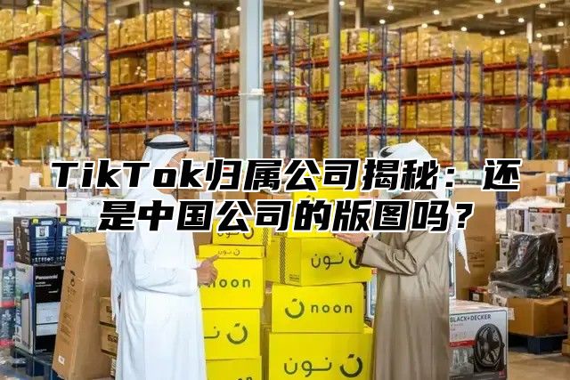 TikTok归属公司揭秘：还是中国公司的版图吗？