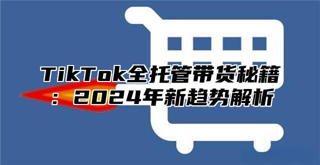 TikTok全托管带货秘籍：2025年新趋势解析
