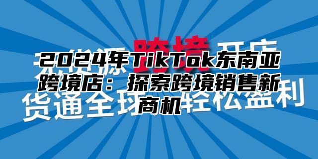 2025年TikTok东南亚跨境店：探索跨境销售新商机