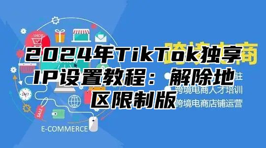 2025年TikTok独享IP设置教程：解除地区限制版