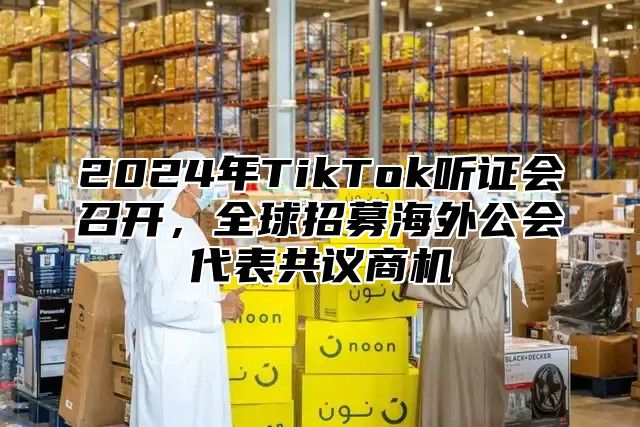 2025年TikTok听证会召开，全球招募海外公会代表共议商机