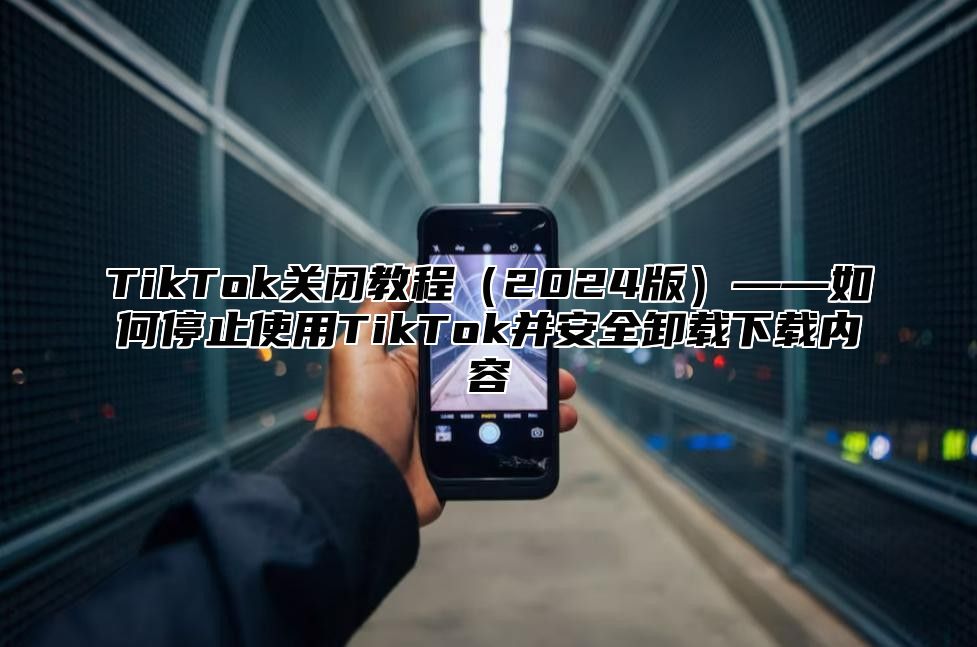 TikTok关闭教程2025版——如何停止使用TikTok并安全卸载下载内容