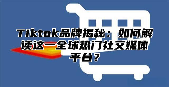 Tiktok品牌揭秘：如何解读这一全球热门社交媒体平台？
