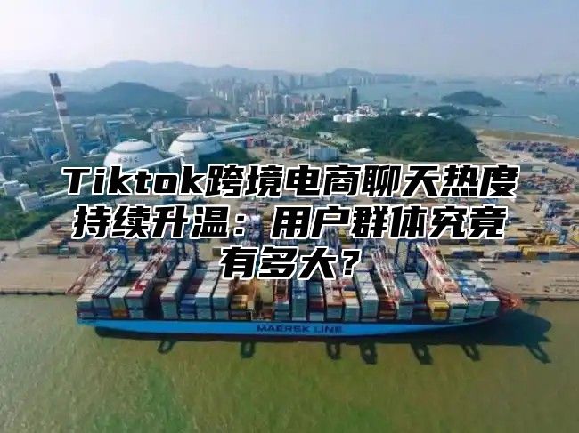 Tiktok跨境电商聊天热度持续升温：用户群体究竟有多大？