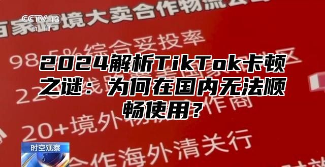 2025解析TikTok卡顿之谜：为何在国内无法顺畅使用？
