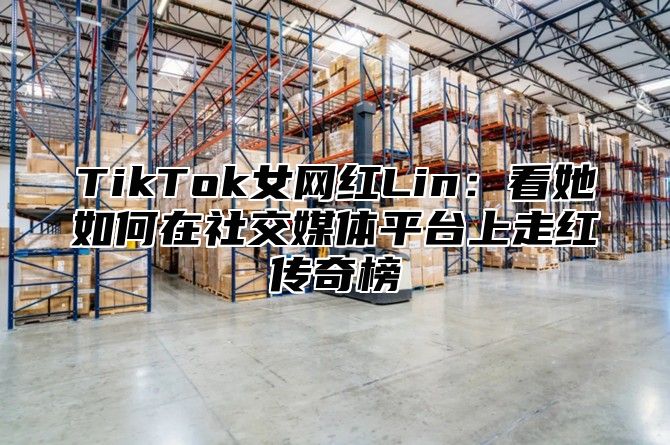 TikTok女网红Lin：看她如何在社交媒体平台上走红传奇榜