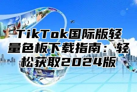 TikTok国际版轻量色板下载指南：轻松获取2025版