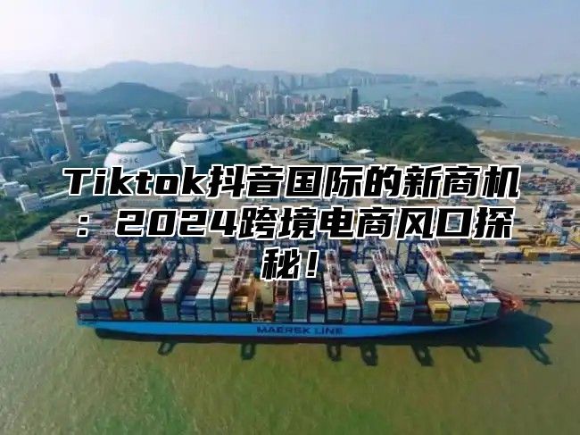 Tiktok抖音国际的新商机：2025跨境电商风口探秘！