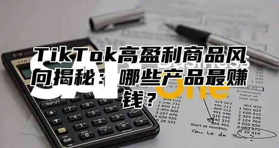 TikTok高盈利商品风向揭秘：哪些产品最赚钱？