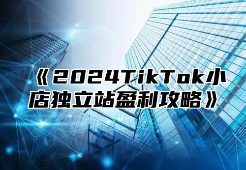 2025TikTok小店独立站盈利攻略