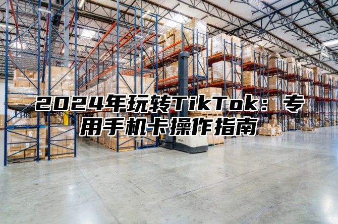2025年玩转TikTok：专用手机卡操作指南