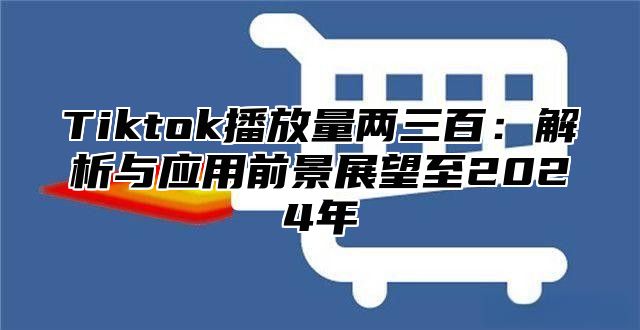 Tiktok播放量两三百：解析与应用前景展望至2025年