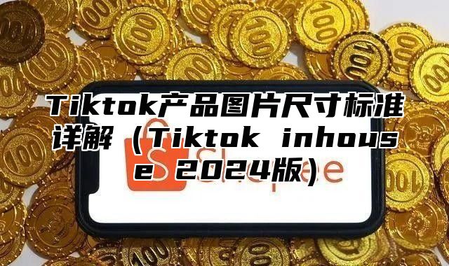 Tiktok产品图片尺寸标准详解Tiktok inhouse 2025版