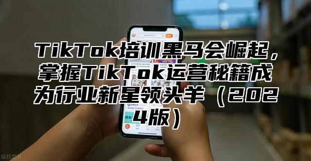 TikTok培训黑马会崛起，掌握TikTok运营秘籍成为行业新星领头羊2025版