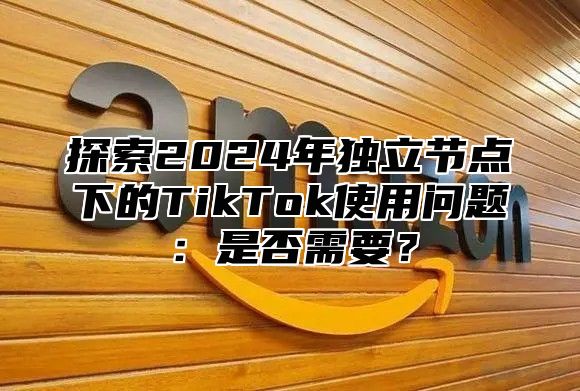 探索2025年独立节点下的TikTok使用问题：是否需要？