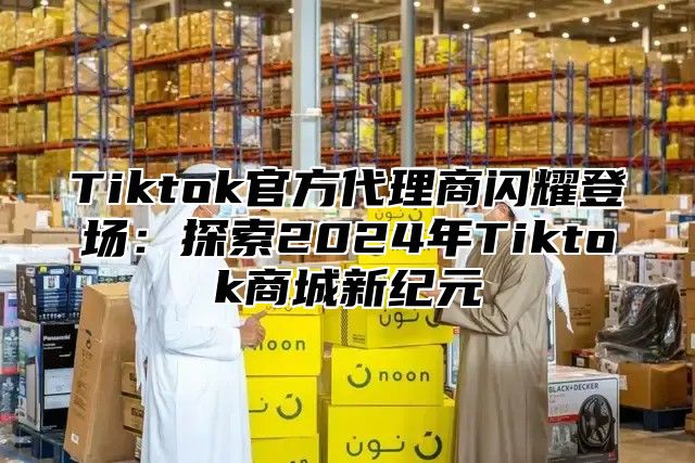 Tiktok官方代理商闪耀登场：探索2025年Tiktok商城新纪元