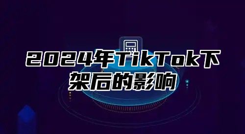 2025年TikTok下架后的影响
