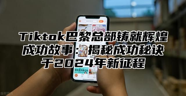 Tiktok巴黎总部铸就辉煌成功故事：揭秘成功秘诀于2025年新征程