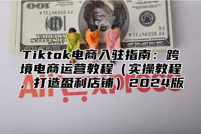 Tiktok电商入驻指南：跨境电商运营教程实操教程，打造盈利店铺2025版