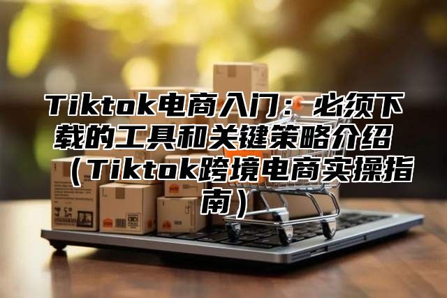 Tiktok电商入门：必须下载的工具和关键策略介绍Tiktok跨境电商实操指南