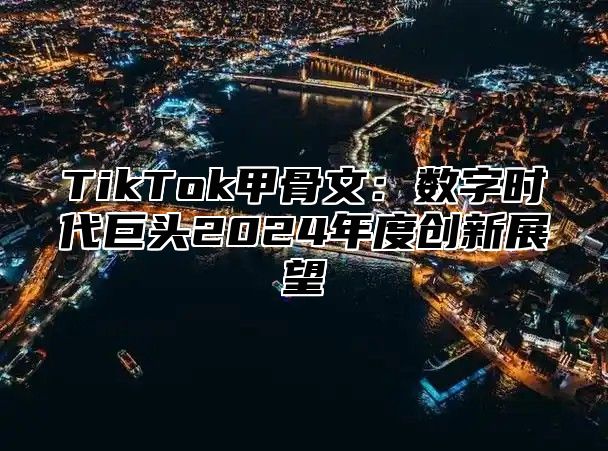 TikTok甲骨文：数字时代巨头2025年度创新展望
