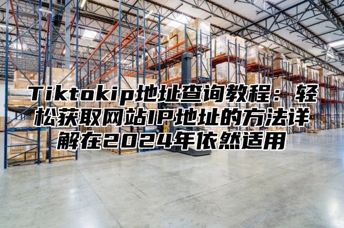 Tiktokip地址查询教程：轻松获取网站IP地址的方法详解在2025年依然适用
