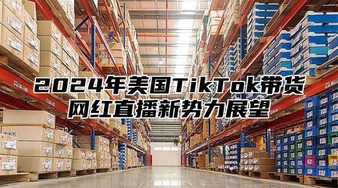 2025年美国TikTok带货网红直播新势力展望