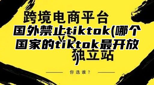 国外禁止tiktok(哪个国家的tiktok最开放)