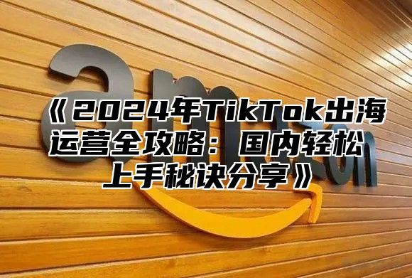 2025年TikTok出海运营全攻略：国内轻松上手秘诀分享