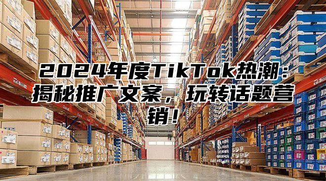 2025年度TikTok热潮：揭秘推广文案，玩转话题营销！