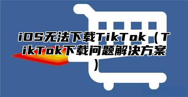 iOS无法下载TikTokTikTok下载问题解决方案